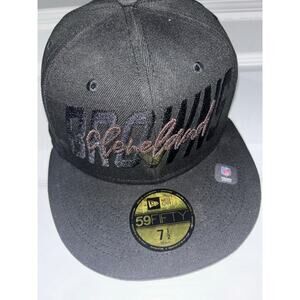 New Era 59Fifty Cleveland Browns Draft Day Fitted 7 1/2 Black Brown